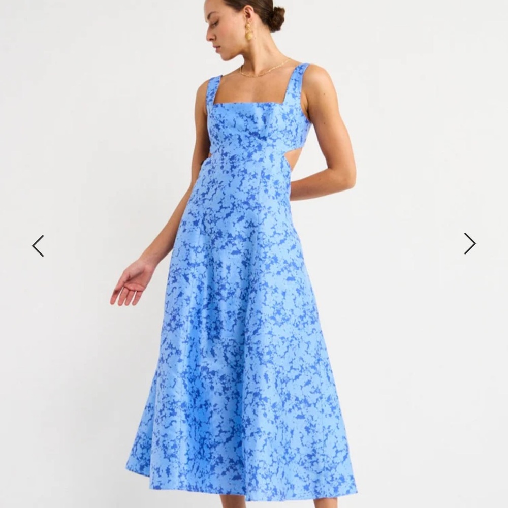Acler blue dress